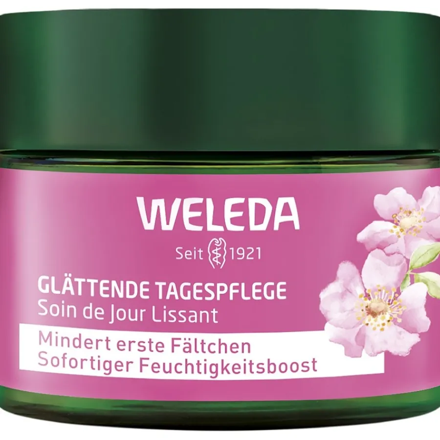 Weleda Tagespflege Glättende Tagespflege Wildrose & Weisser Tee Sofortiger Feuchtigkeitsboost von