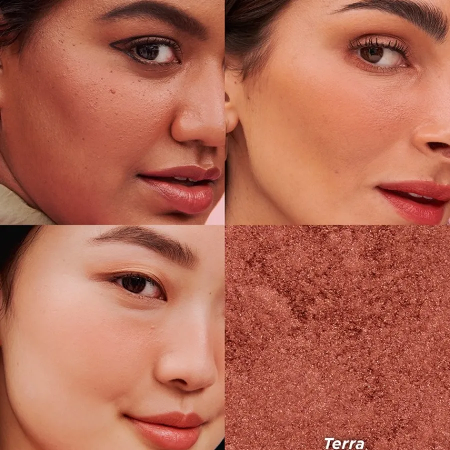 Benefit Teint Terra Rouge Mini Terracotta mit Goldschimmer von Outlet