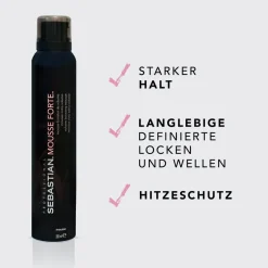 Sebastian TEXTURE Strong Hold Mousse Mousse Forte von New