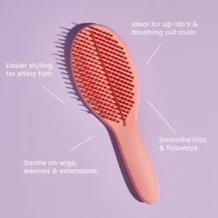 Tangle Teezer The Wet Detangler Styler - Black All Hair Types von Online