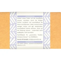 puremetics Trockenshampoo Trockenshampoo Sensibelchen Rot von