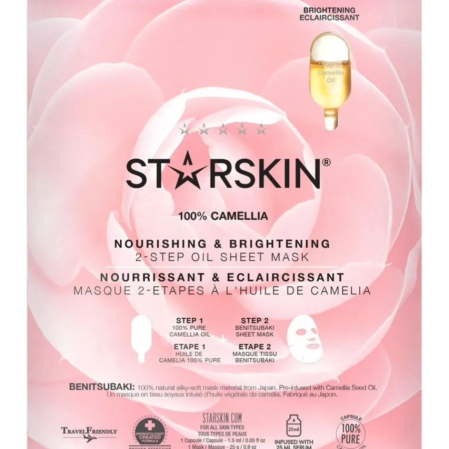 StarSkin Tuchmaske Nourishing & Brightening Face Mask Camellia von