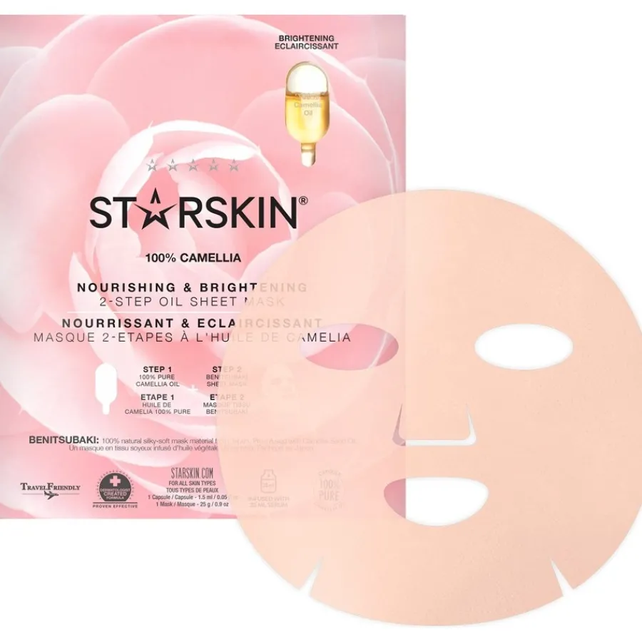 StarSkin Tuchmaske Nourishing & Brightening Face Mask Camellia von