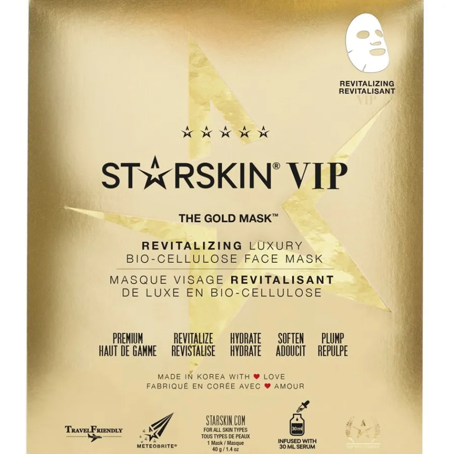 StarSkin Tuchmaske Revitalizing Face Mask VIP - The Gold Mask von Outlet