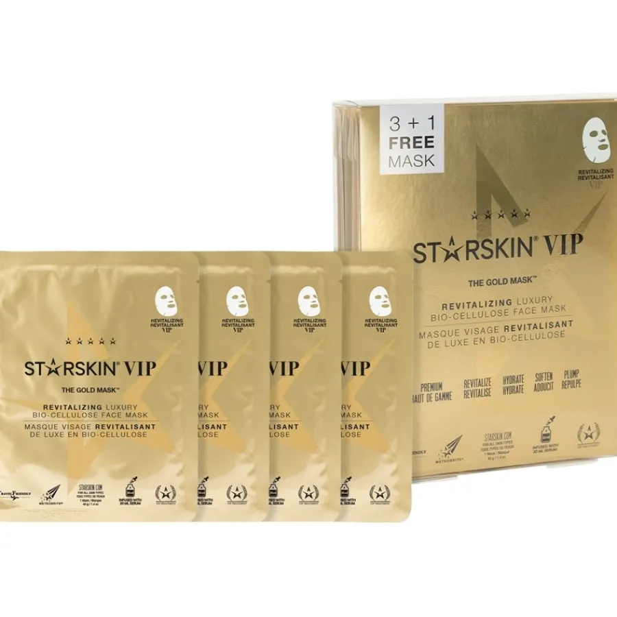 StarSkin Tuchmaske Revitalizing Face Mask VIP - The Gold Mask von Outlet