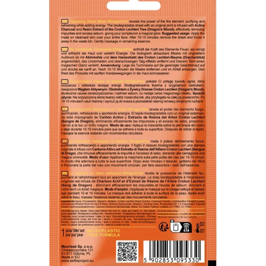 Selfie Project Tuchmasken Fantasy Cleansing Sheet Mask #DragonFire von