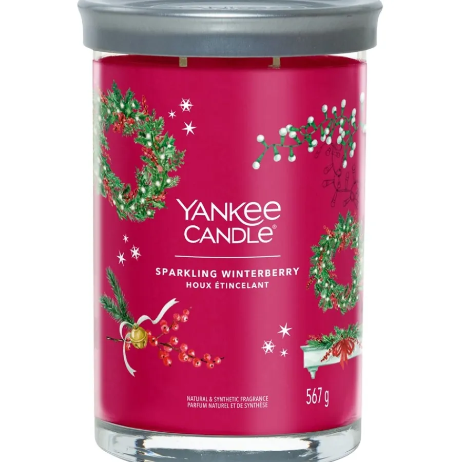 Yankee Candle Tumbler Sparkling Winterberry von Clearance