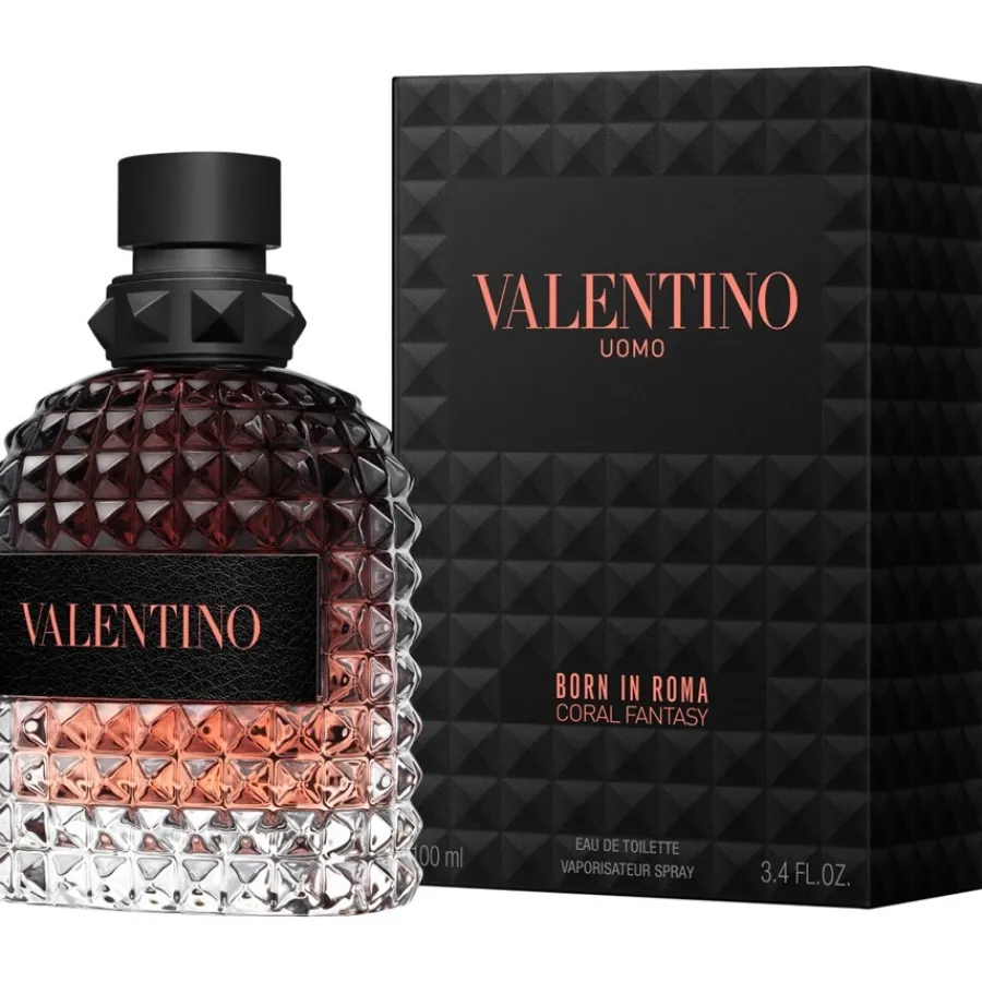 Valentino Uomo Born In Roma Coral Fantasy Eau de Toilette Spray New