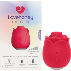 Lovehoney mon ami Vibratoren Pleasure Air Rose von