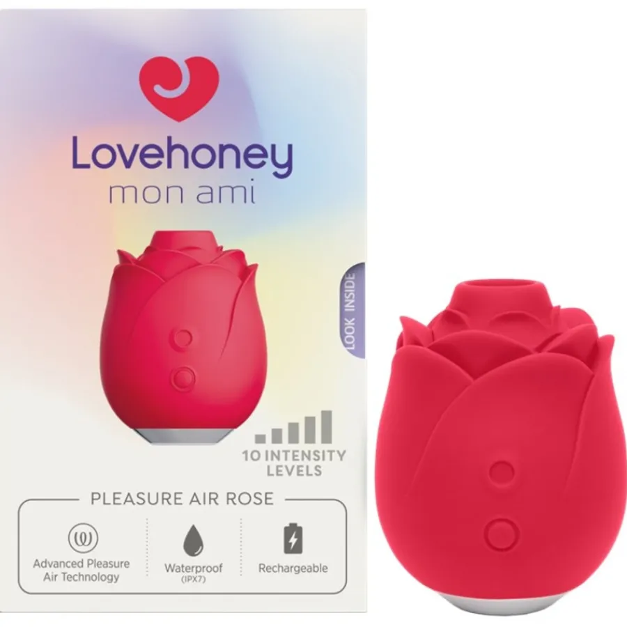 Lovehoney mon ami Vibratoren Pleasure Air Rose von