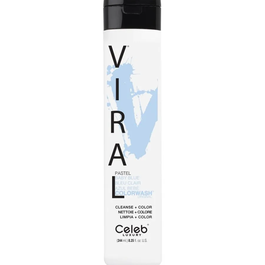 Celeb Luxury Viral Colorwash Pastel Baby Blue Colorwash von Discount