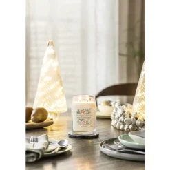 Yankee Candle Votivkerze im Glas White Spruce + Grapefruit von