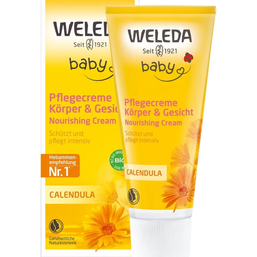 Weleda Babys & Kids Baby Pflegecreme Körper & Gesicht Calendula