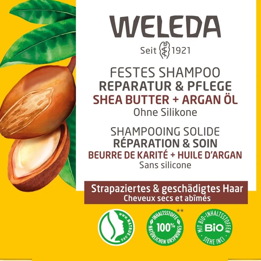 Weleda Festes Shampoo Reparatur & Pflege