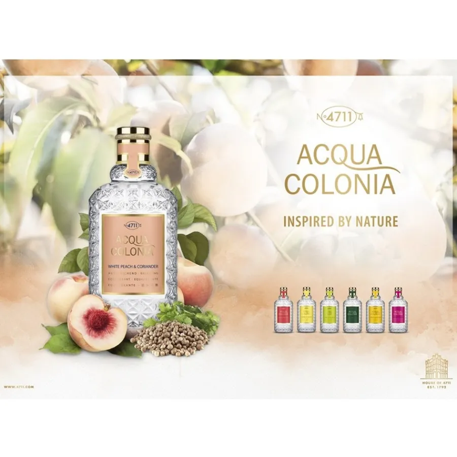 4711 Acqua Colonia White Peach & Coriander Eau de Cologne Spray von