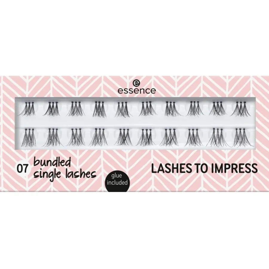 Essence Wimpern LASHES TO IMPRESS False Lashes Set (inkl. Kleber) von Outlet