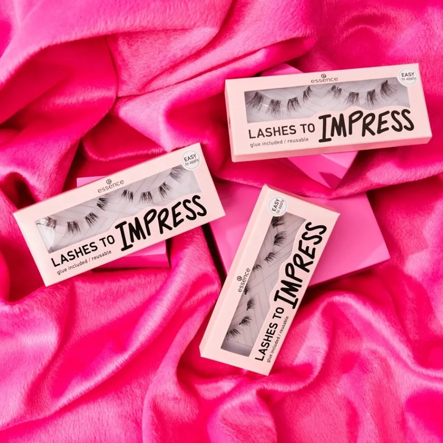 Essence Wimpern Lashes to Impress (inkl. Kleber) von Online