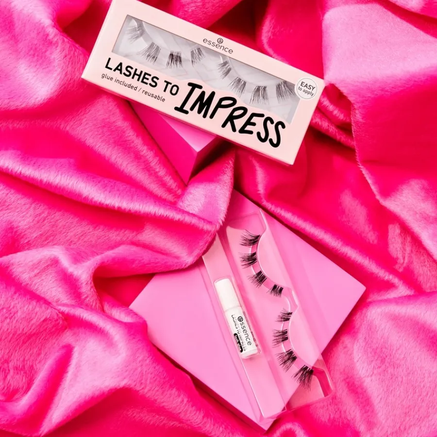 Essence Wimpern Lashes to Impress (inkl. Kleber) von Online
