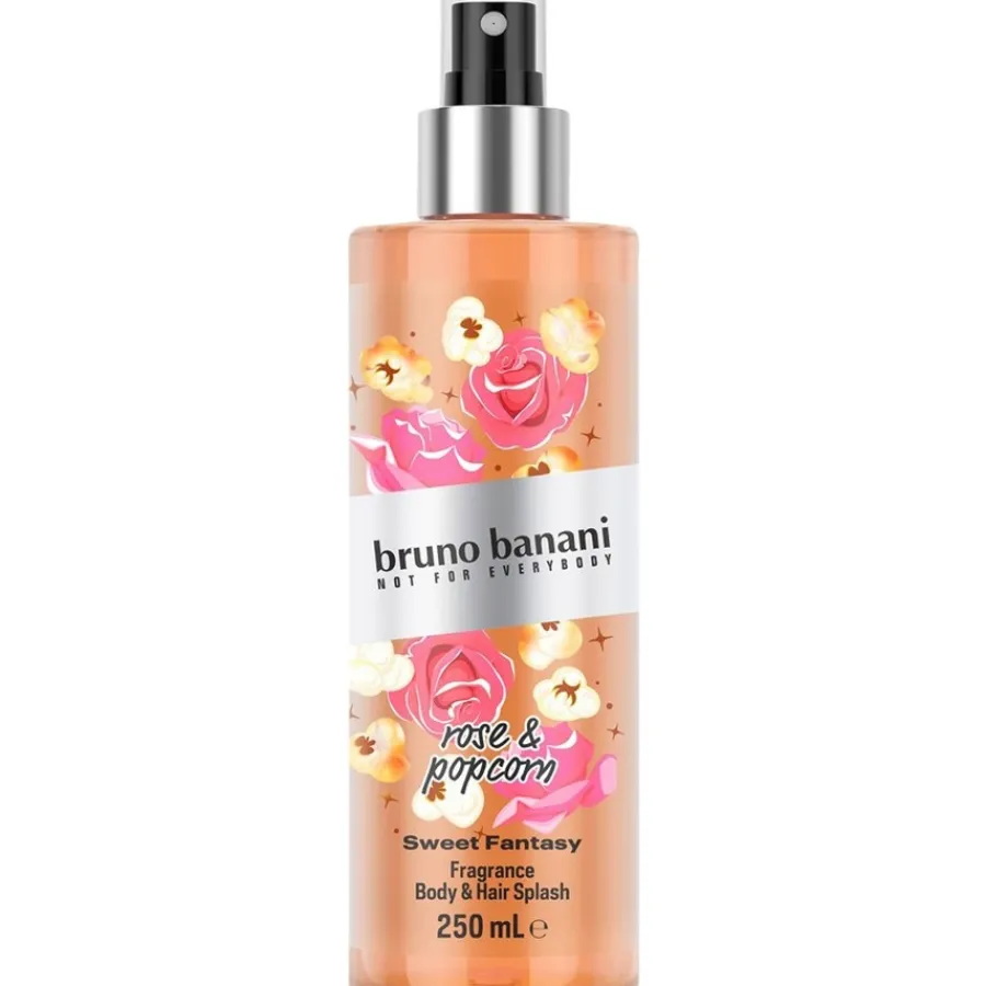 Bruno Banani Woman Summer Sweet Fantasy Fragrance Body & Hair Splash Rose & Popcorn von Clearance