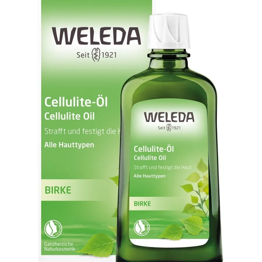 Weleda Öle Birke Cellulite-Öl Glättet, strafft und verbessert das Hautbild bei regelmäßiger Massage von