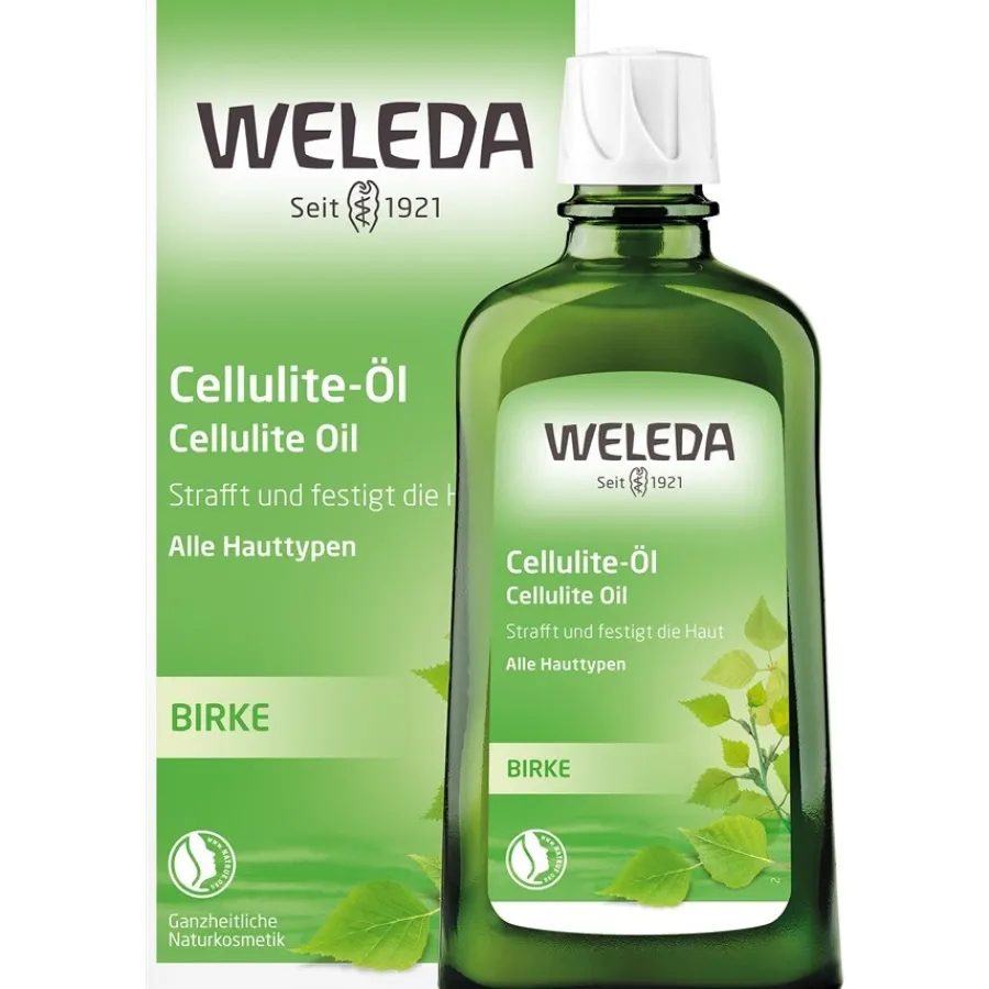 Weleda Öle Birke Cellulite-Öl Glättet, strafft und verbessert das Hautbild bei regelmäßiger Massage von