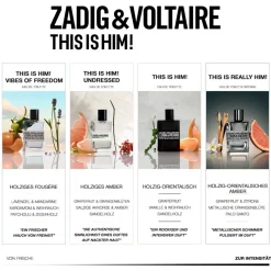 Zadig u0026 Voltaire Zadig & Voltaire This Is Him! Vibes Of Freedom Eau de Toilette Spray