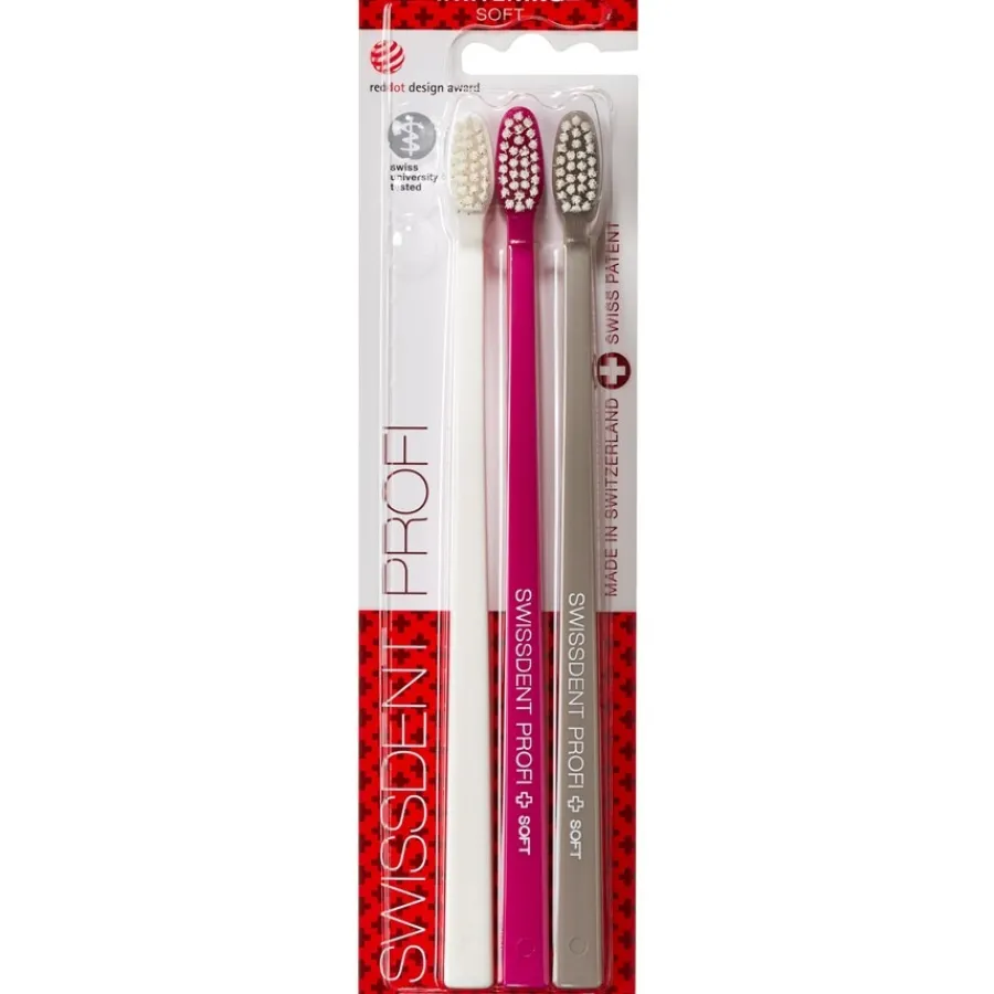 Swissdent Zahnbürsten Profi Whitening Trio Soft von Sale